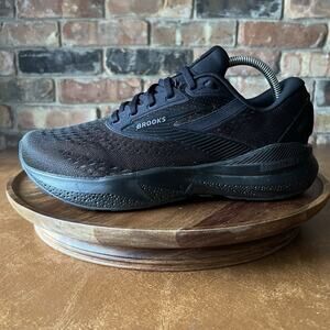 Brooks Adrenaline GTS 24 Supportive Black Running Shoes Womens 10 2E Mens 8.5 2E